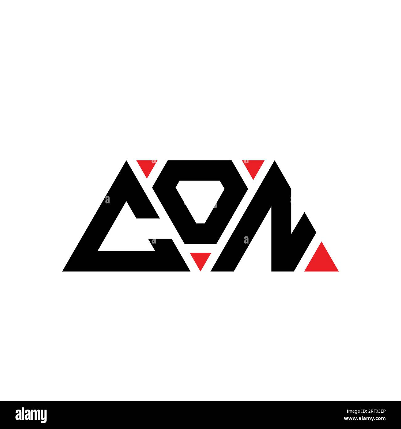 CBD-Logo mit Dreiecksbuchstaben und Dreiecksform. CBD-Monogramm mit Dreieckslogo. CBD-dreieckige Vektor-Logo-Vorlage mit roter Farbe. CBD Triangul Stock Vektor