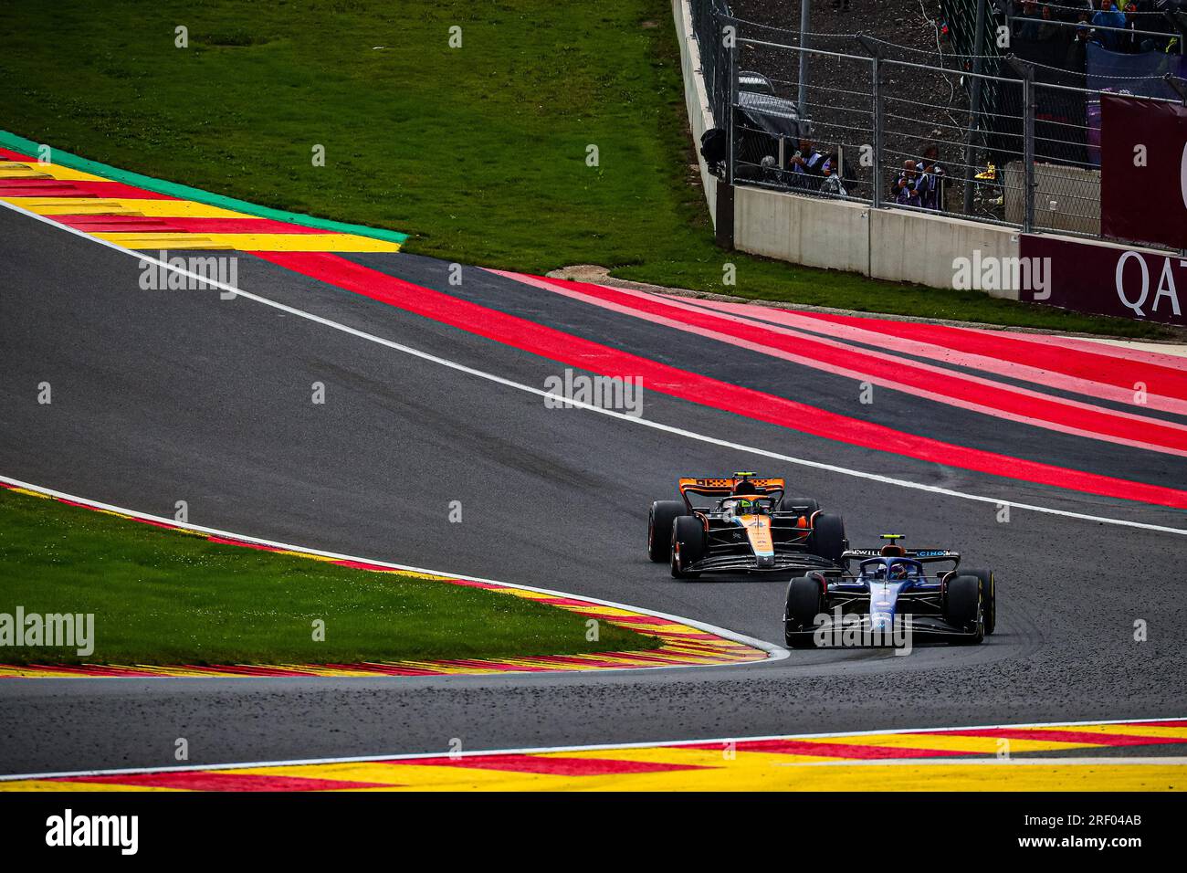 #02 Logan SarSergeant, (USA) Williams Mercedes während der belgischen GP, Spa-Francorchamps 27-30. Juli 2023 Formel 1 Weltmeisterschaft 2023. Stockfoto