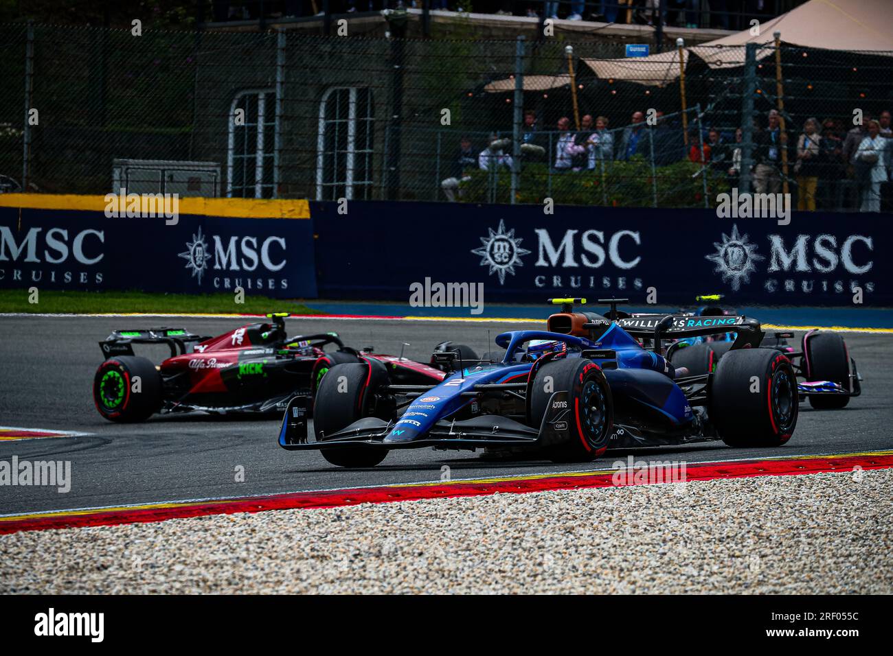 #02 Logan SarSergeant, (USA) Williams Mercedes während der belgischen GP, Spa-Francorchamps 27-30. Juli 2023 Formel 1 Weltmeisterschaft 2023. Stockfoto