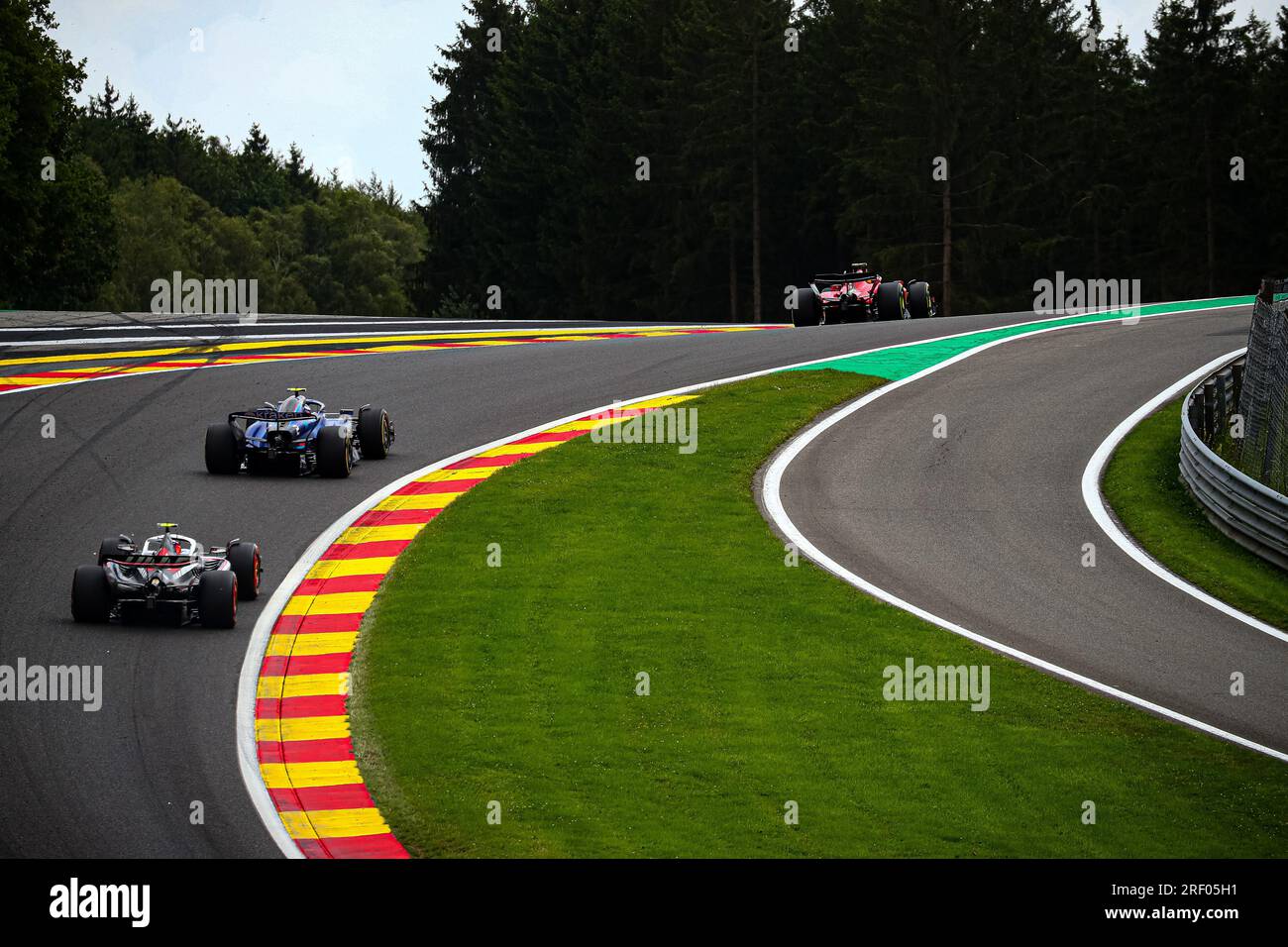 #02 Logan SarSergeant, (USA) Williams Mercedes während der belgischen GP, Spa-Francorchamps 27-30. Juli 2023 Formel 1 Weltmeisterschaft 2023. Stockfoto