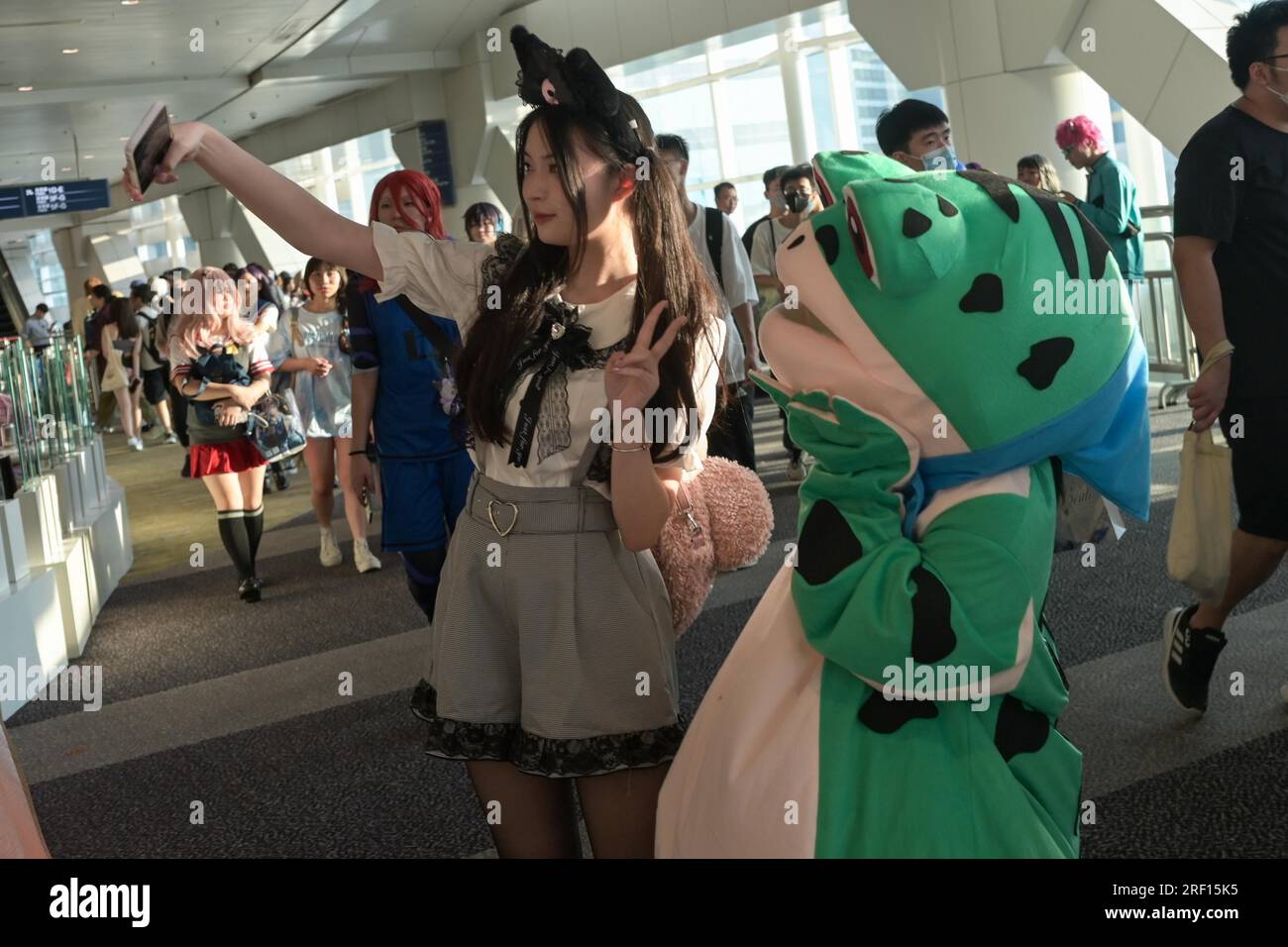 **CHINESISCHES FESTLAND, HONGKONG, MACAU UND TAIWAN RAUS** die 24. ACG HK startet in Hongkong, China, 28. Juli 2023. Stockfoto