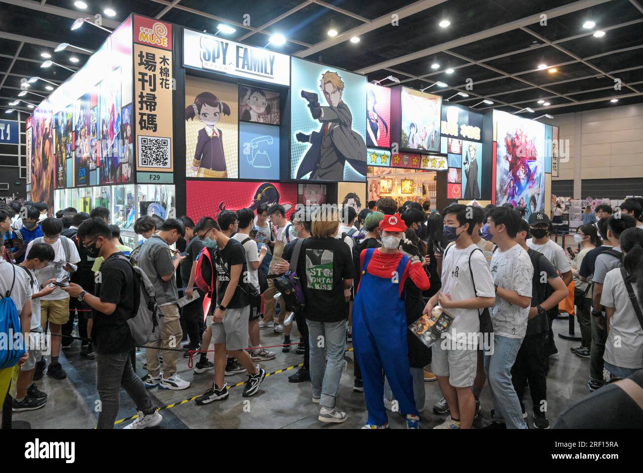 **CHINESISCHES FESTLAND, HONGKONG, MACAU UND TAIWAN RAUS** die 24. ACG HK startet in Hongkong, China, 28. Juli 2023. Stockfoto
