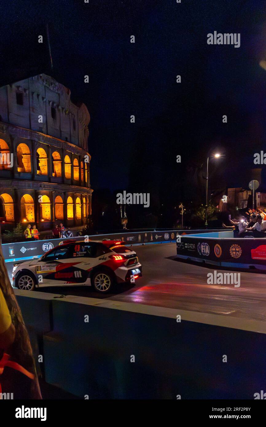 fia-rallye-Rallye della capitale Stockfoto
