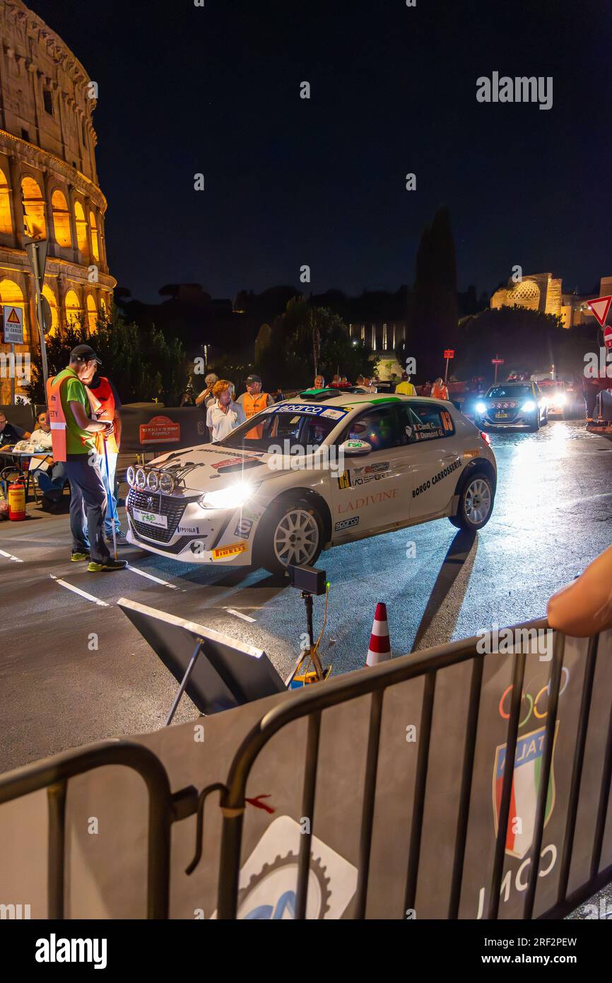 fia-rallye-Rallye della capitale Stockfoto