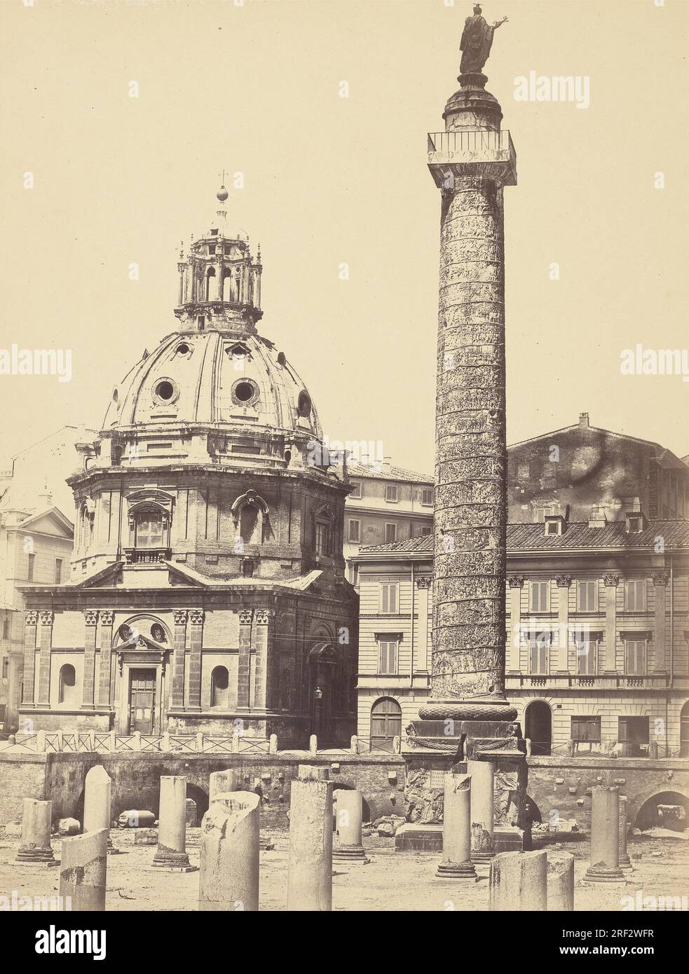 Forum of Trajan um 1857 von Robert Turnbull Macpherson Stockfoto