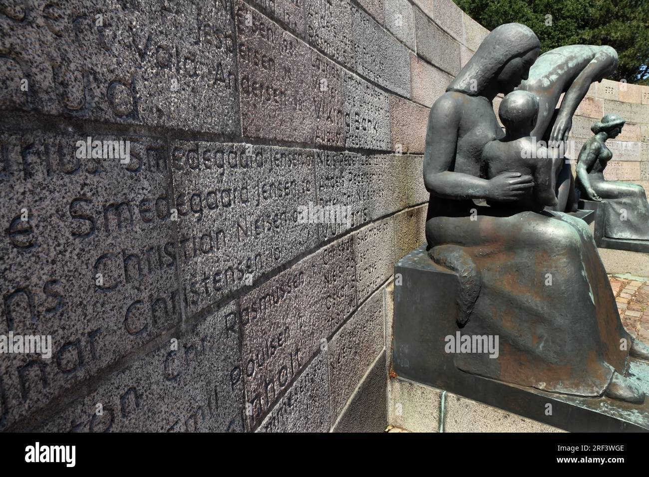 Das Fishermen's Memorial, Esbjerg, Dänemark. Stockfoto