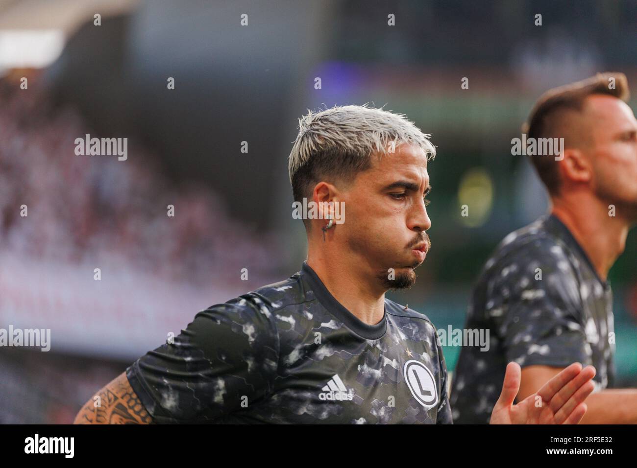 Josue Pesqueira während des Spiels PKO BP Ekstraklasa 2023/24 zwischen Legia Warszawa und LKS Lodz im städtischen Legia-Stadion von Marshall Józef Piłsudski Stockfoto