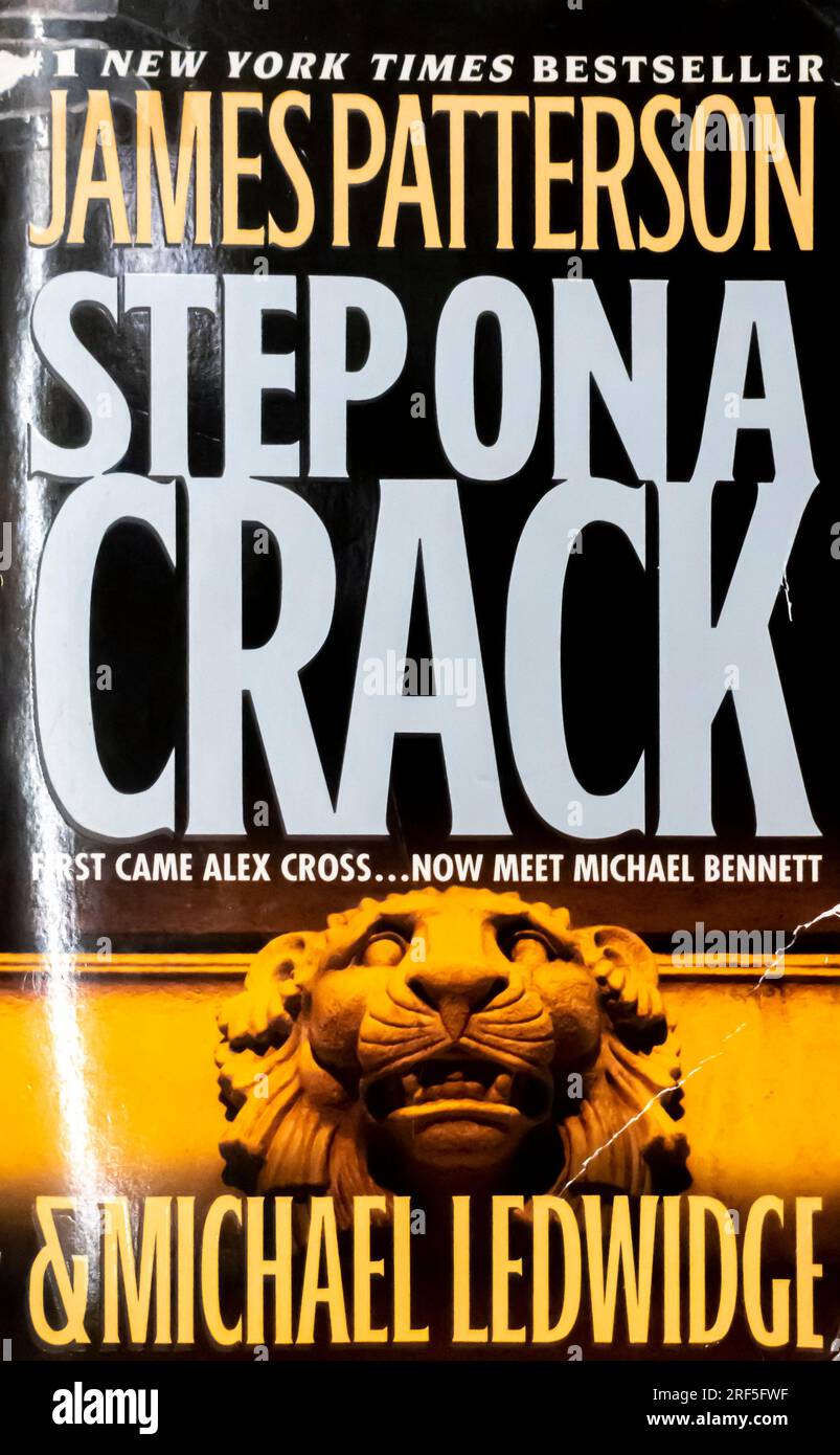 Tritt auf einen Crack Roman von James Patterson und Michael Ledwidge 2007 Stockfoto
