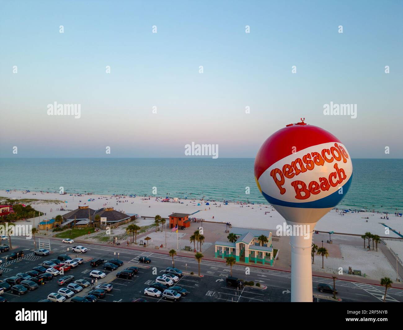 Pensacola Beach Florida USA Wasserturm Stockfoto