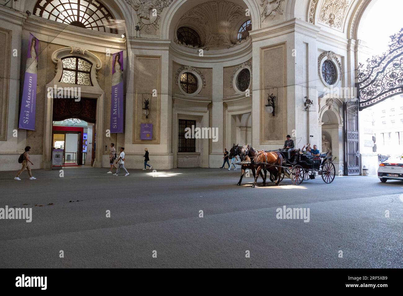 Wien, Österreich - 13. Juni 2023: Sissi-Museum im Hofburg-Komplex Stockfoto