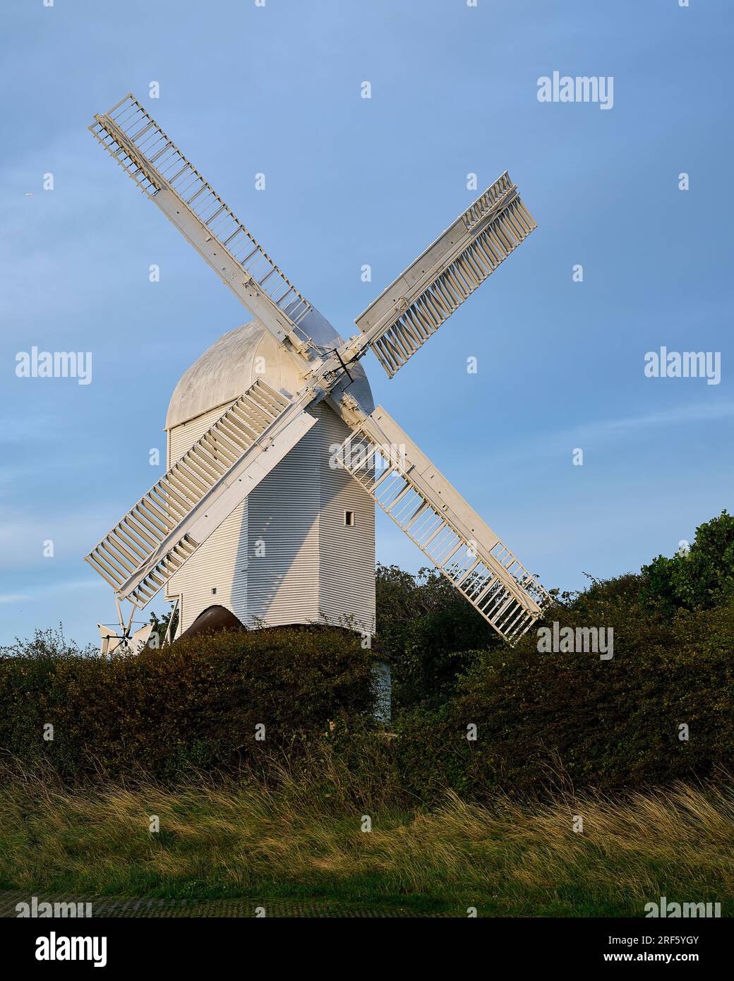 Sussex Windmühle bei Sonnenuntergang Stockfoto