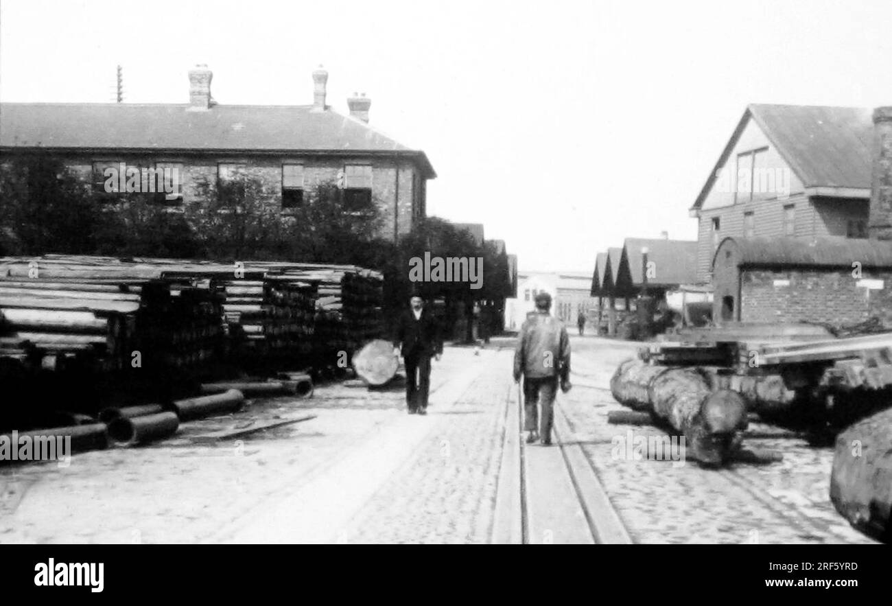 Hauptstraße, Chatham Dock Yard, viktorianische Zeit Stockfoto