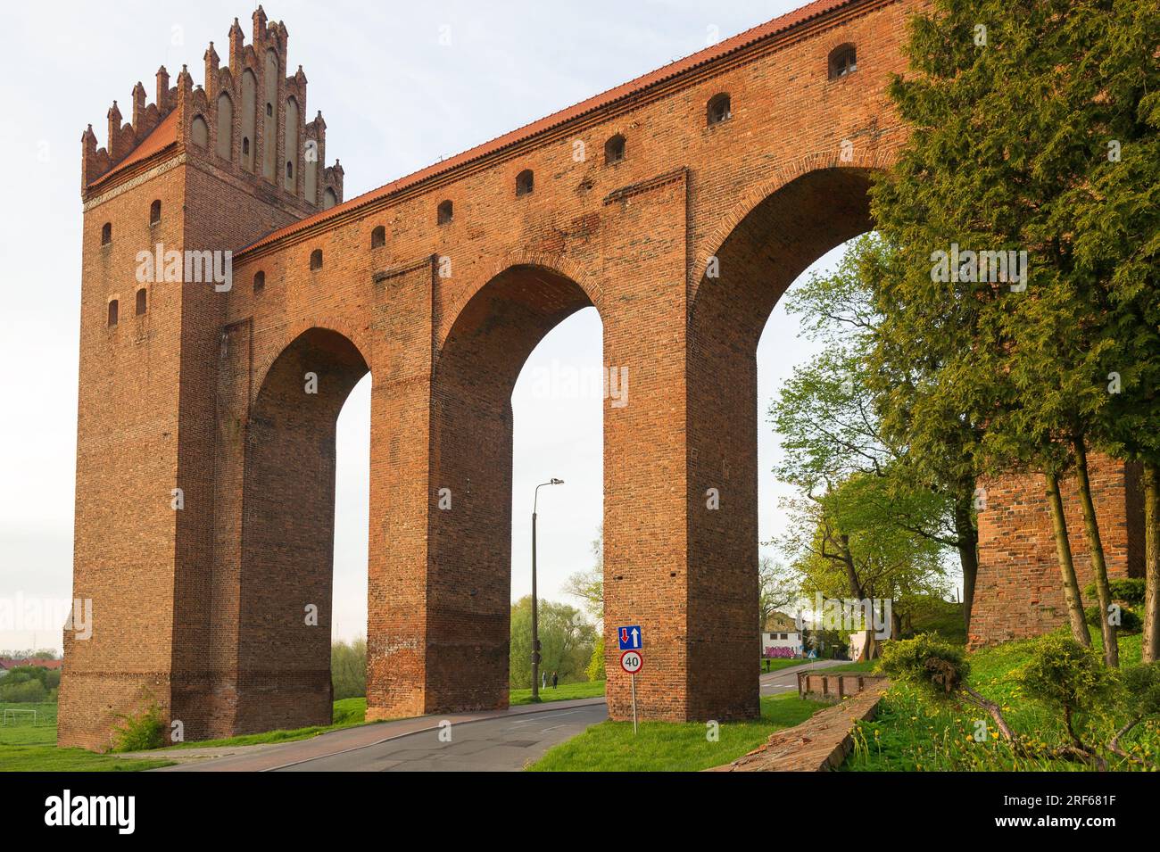 Backsteingotik gdanisko (dansker) der Backsteingotik schloss ein Kapitel Haus des Bistums Pomesania im Deutschordensschloss schloss Architektur Stil in gebaut Stockfoto