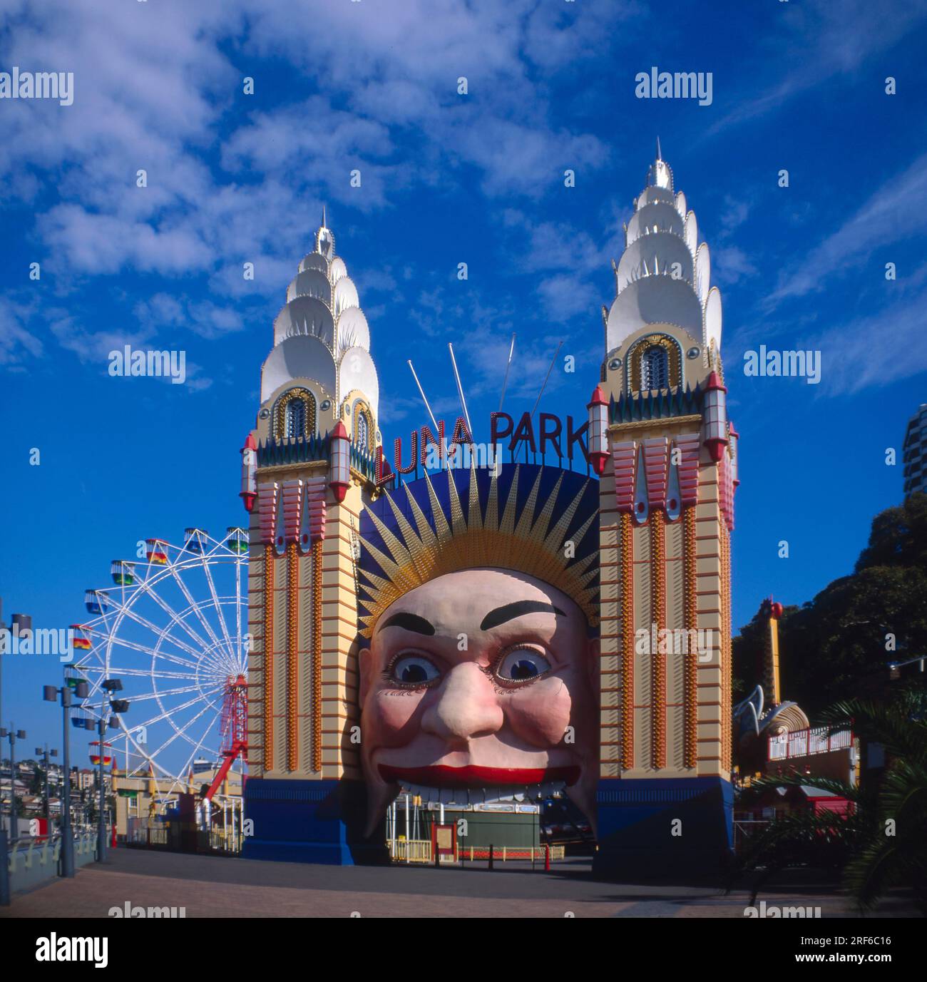 Australien, NSW, Sydney, Luna Park Stockfoto