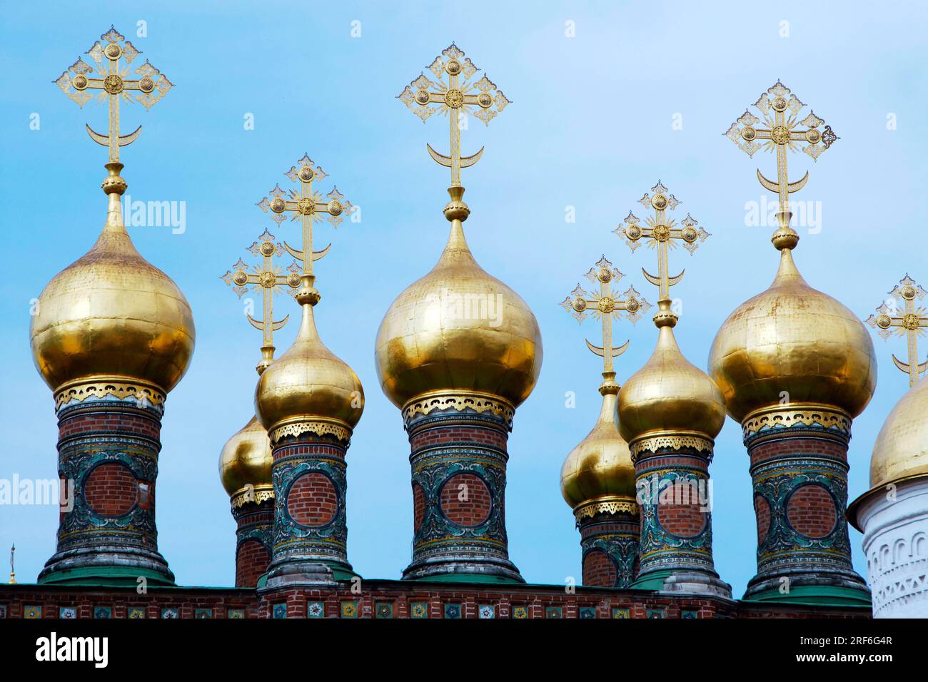 Wekhospassky-Kathedrale, Kreml, Moskau, Himmelskathedrale, Russland Stockfoto