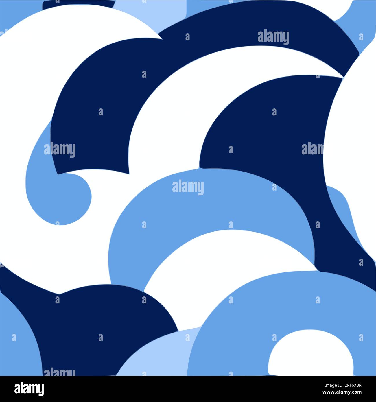 Ein modernes abstraktes Kunstgemälde. Stock Vektor