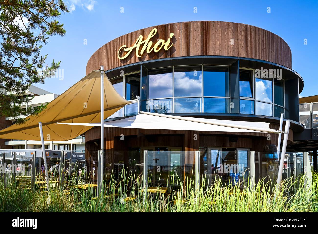 Restaurant Ahoi von TV-Koch Steffen Henssler in Scharbeutz, Schleswig-Holstein, Deutschland, Europa Stockfoto