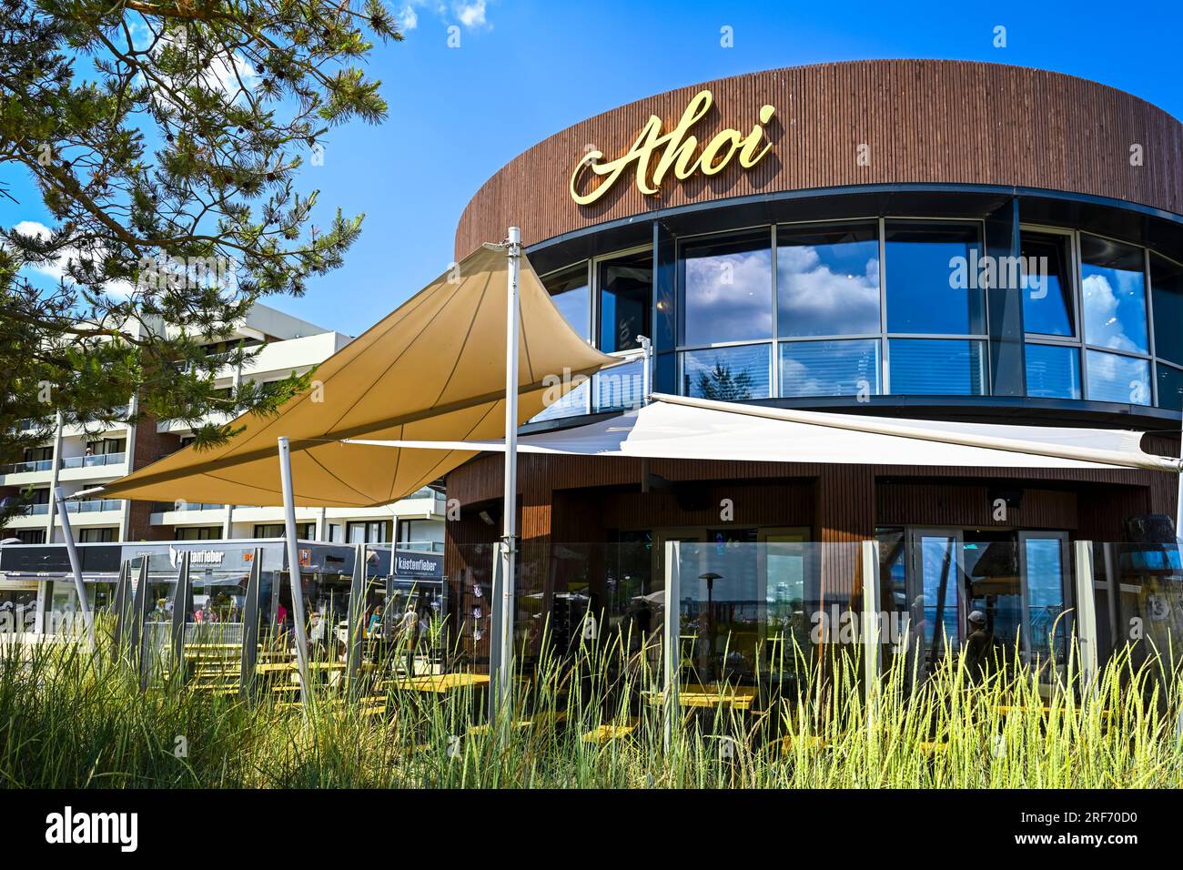 Restaurant Ahoi von TV-Koch Steffen Henssler in Scharbeutz, Schleswig-Holstein, Deutschland, Europa Stockfoto