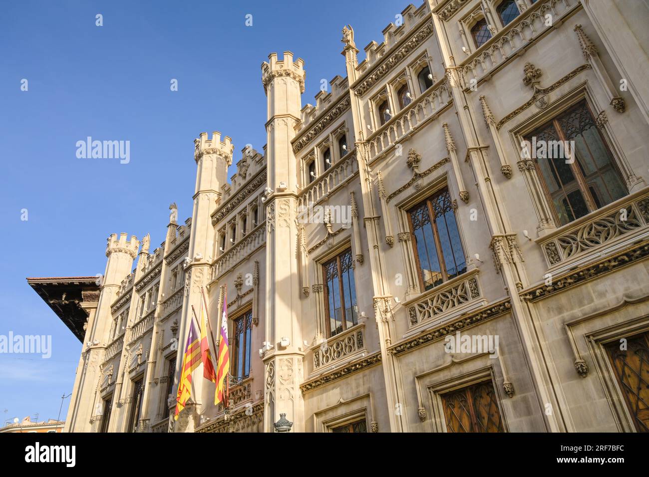 Rathaus Ajuntament de Palma, Placa de Cort, Palma, Mallorca, Spanien Stockfoto