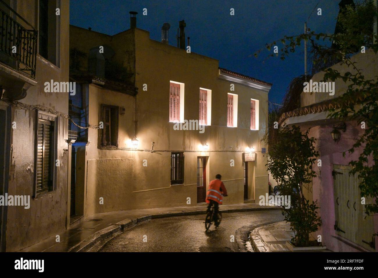 Straßenszene, Plaka Viertel, Athen, Griechenland Stockfoto