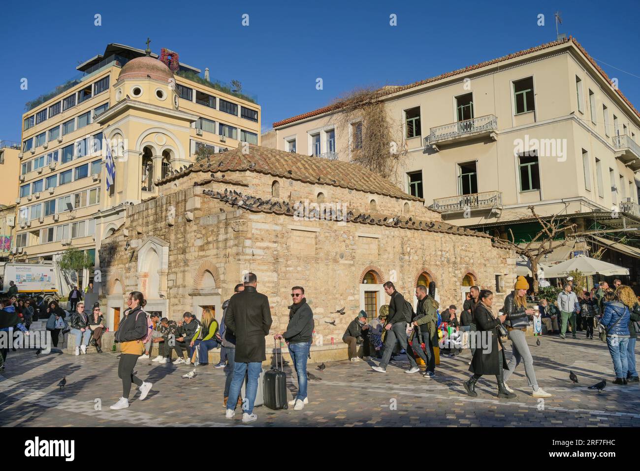 Kirche von Pantanassa, Monastiraki-Platz, Athen, Griechenland Stockfoto