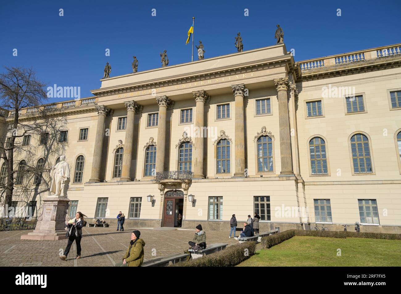 Hauptgebäude, Humboldt-Universität, Unter den Linden, Mitte, Berlin, Deutschland Stockfoto