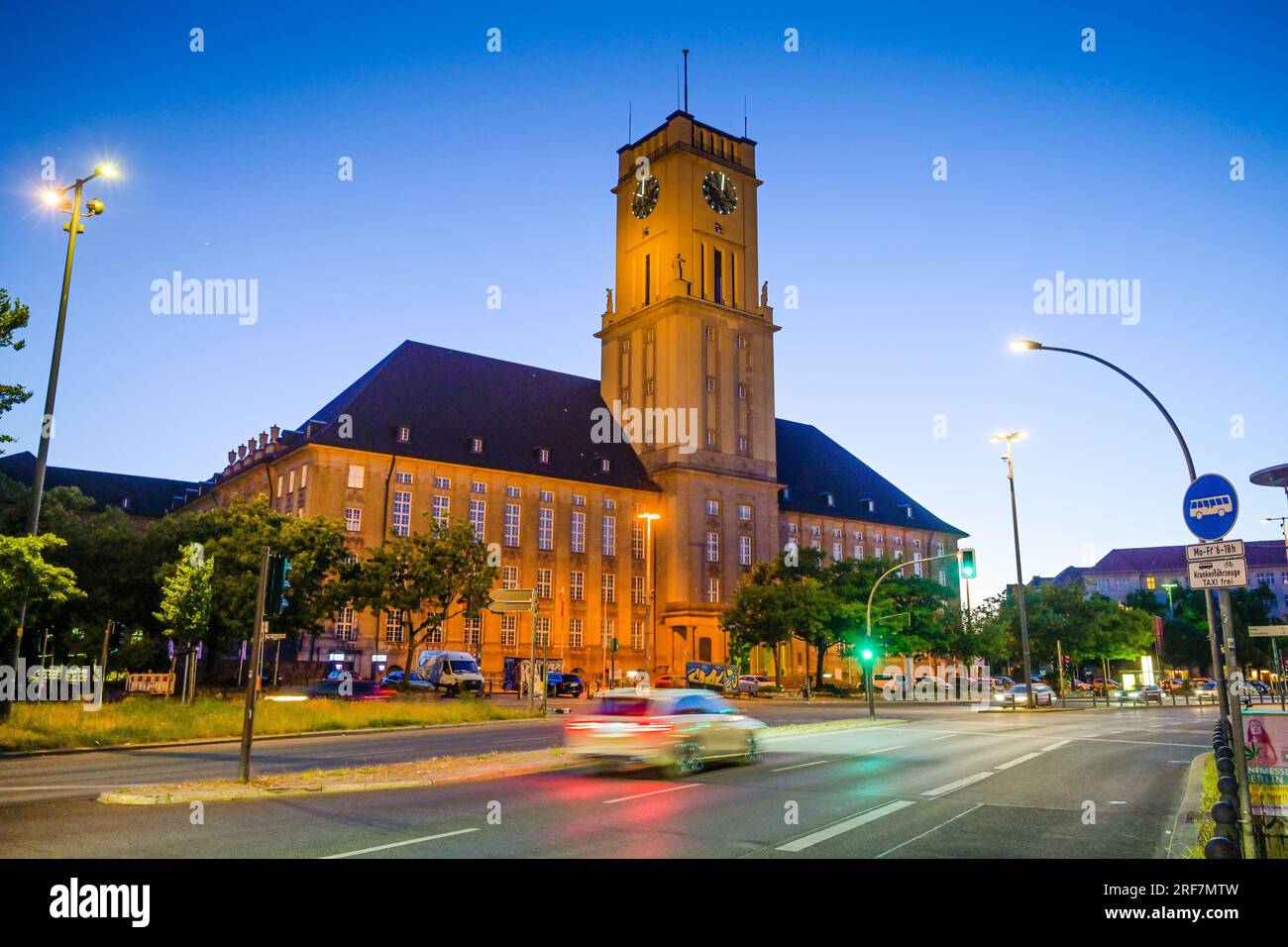 Rathaus Schöneberg, John-F.-Kennedy-Platz, Schöneberg, Tempelhof-Schöneberg, Berlin, Deutschland *** Lokale Bildunterschrift *** , Berlin, Deutschland Stockfoto