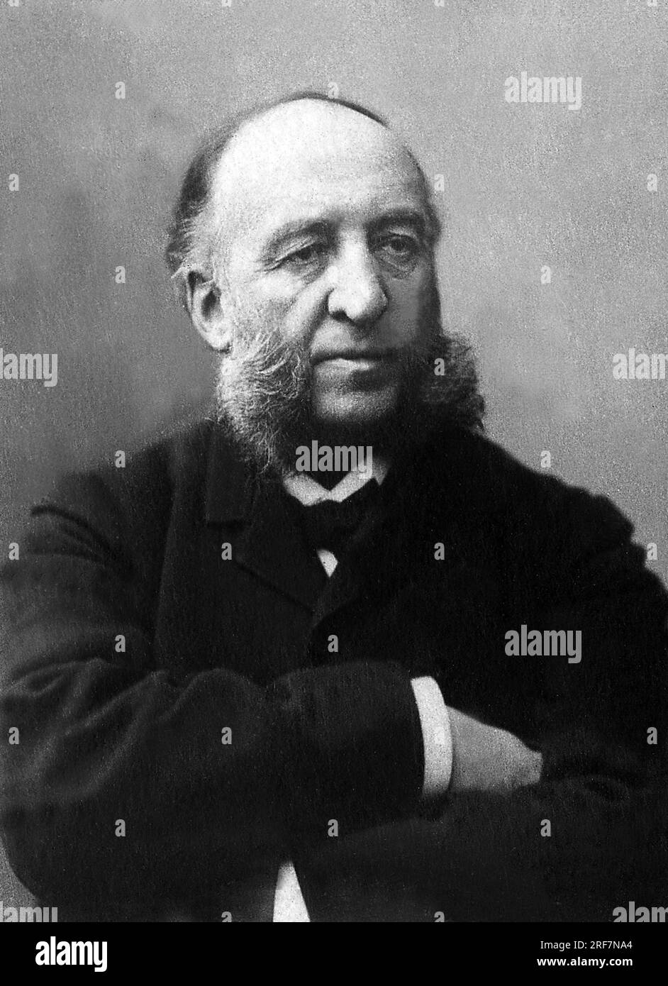 Portrait de Jules Ferry (1832-1893), homme politique francais. Stockfoto