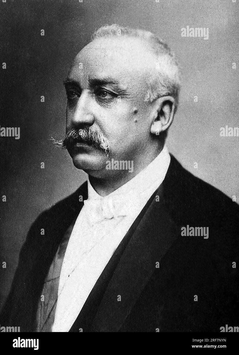 Portrait de Felix Faure (1841-1899), industriel et homme politique, republicain modere, il devint President de la Republique de 1895 a 1899. Stockfoto