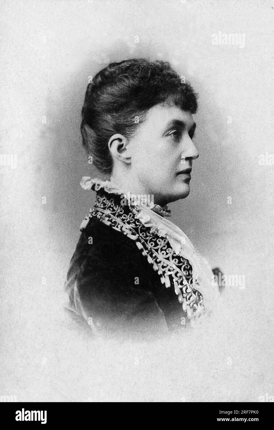 Portrait de Adelaide Marie de Anhalt Dessau (Anhalt-Dessau) (1833-1916), Grande Duchesse de Luxembourg. Stockfoto