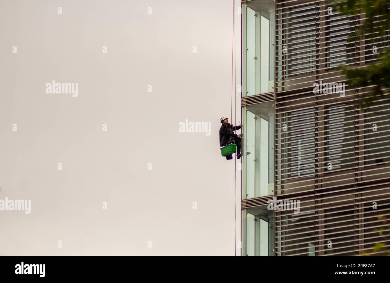 Fensterputzer Stockfoto