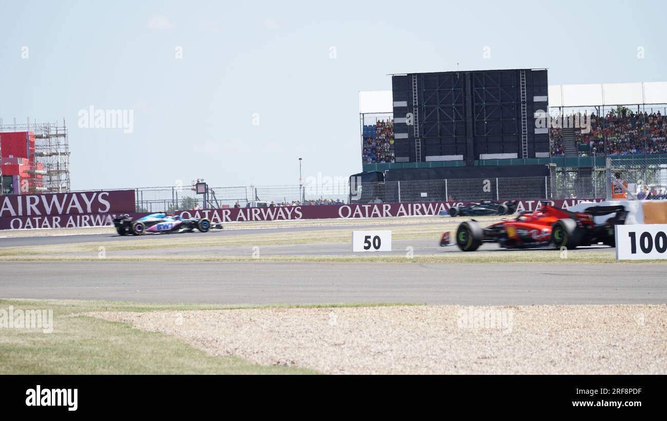 Formel 1 Aramco Britischer Grand Prix 2023 Silverstone Stockfoto