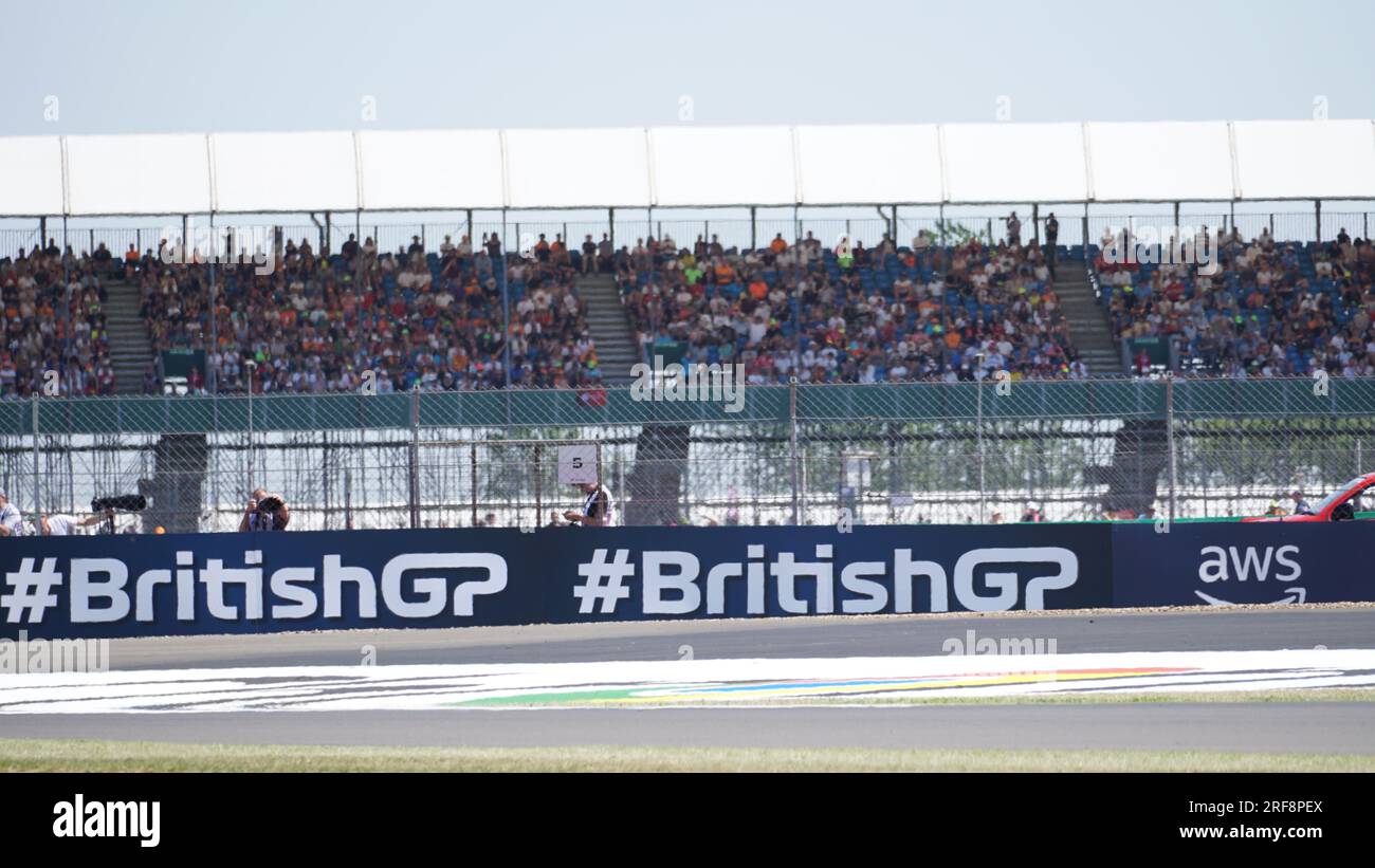 Formel 1 Aramco Britischer Grand Prix 2023 Silverstone Stockfoto