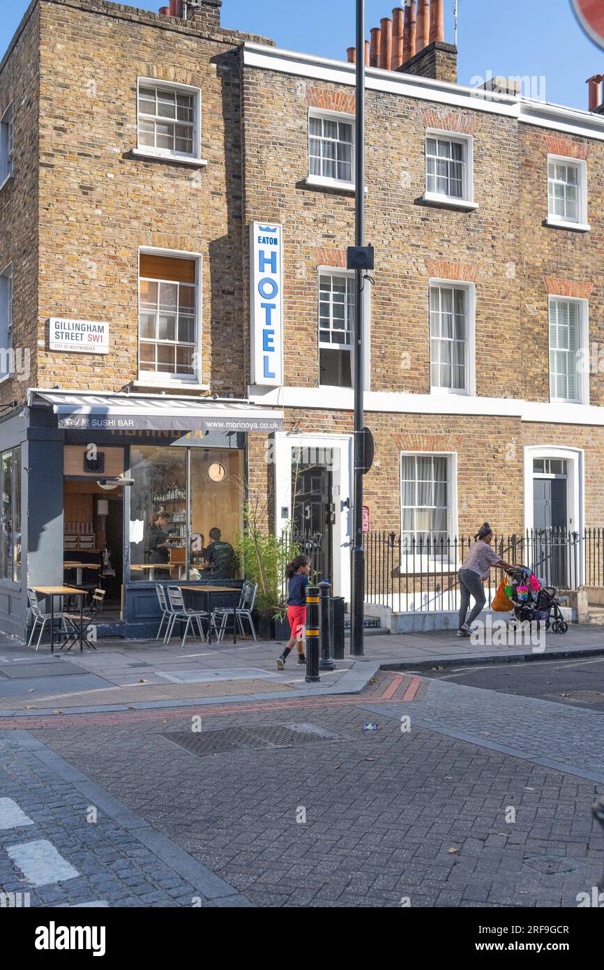 Gillingham Street, Westminster, Victoria Business Improvement District Stockfoto