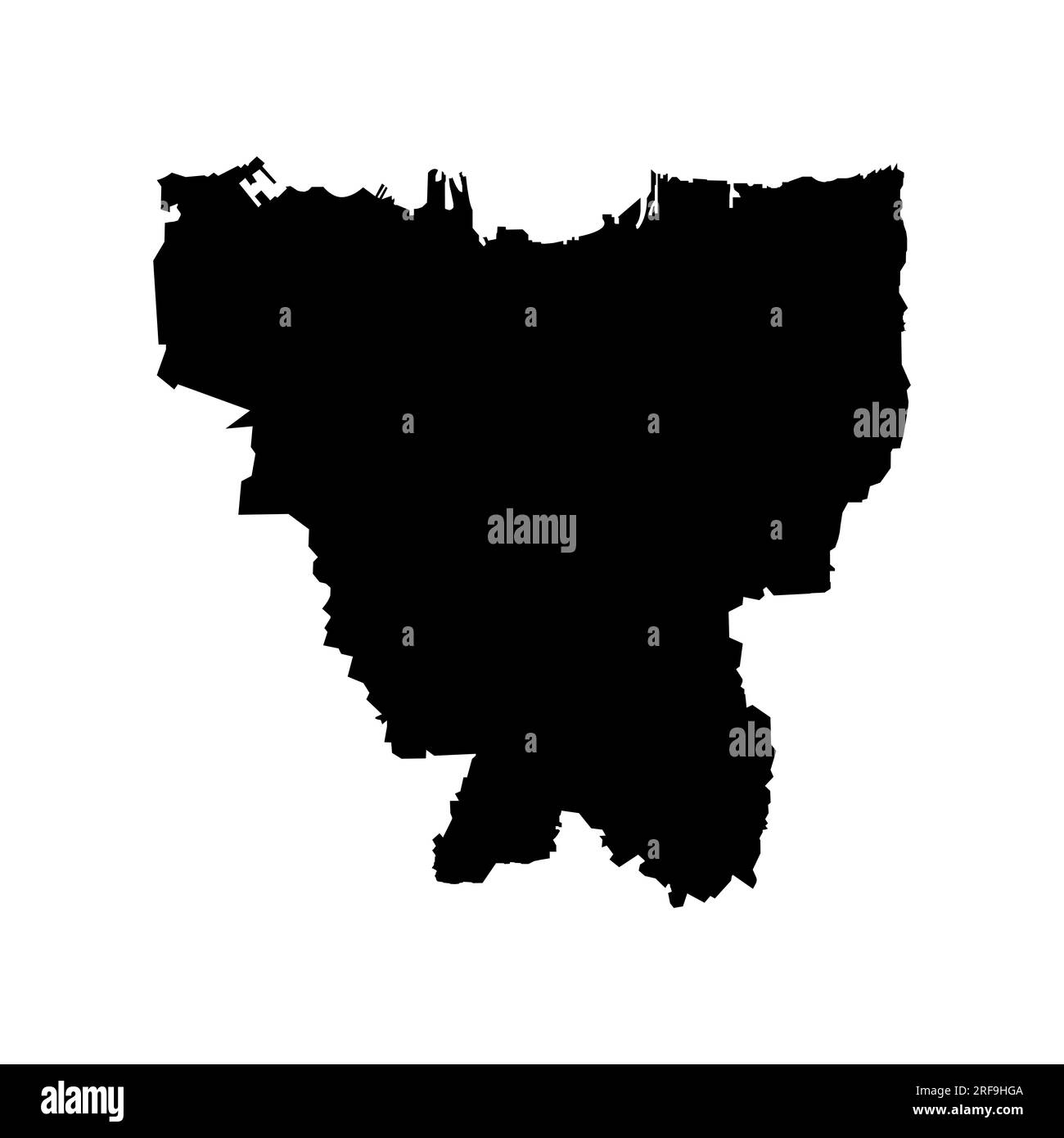 JAKARTA Kartensymbol Vektordarstellung Symboldesign Stockfoto