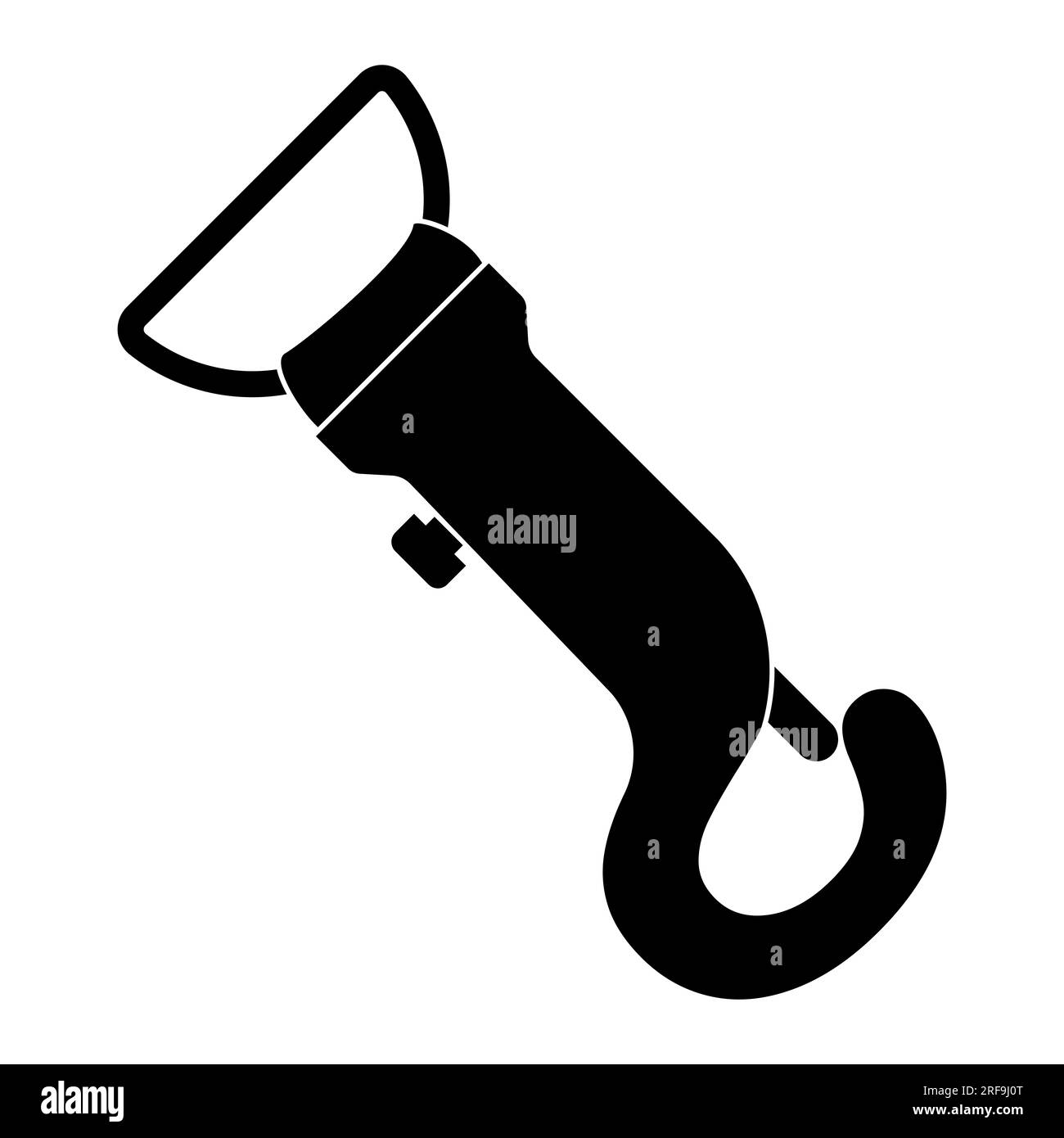 Bergausrüstung Karabiner Symbol Vektordarstellung Symboldesign Stockfoto
