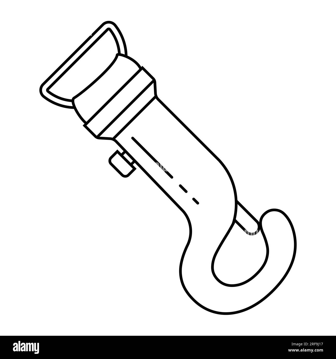 Bergausrüstung Karabiner Symbol Vektordarstellung Symboldesign Stockfoto