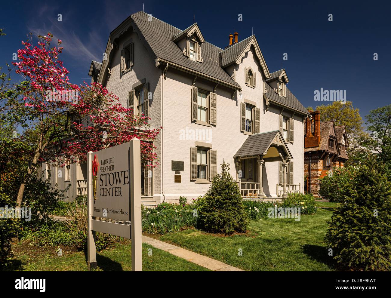Harriet Beecher Stowe House Hartford, Connecticut, USA Stockfoto