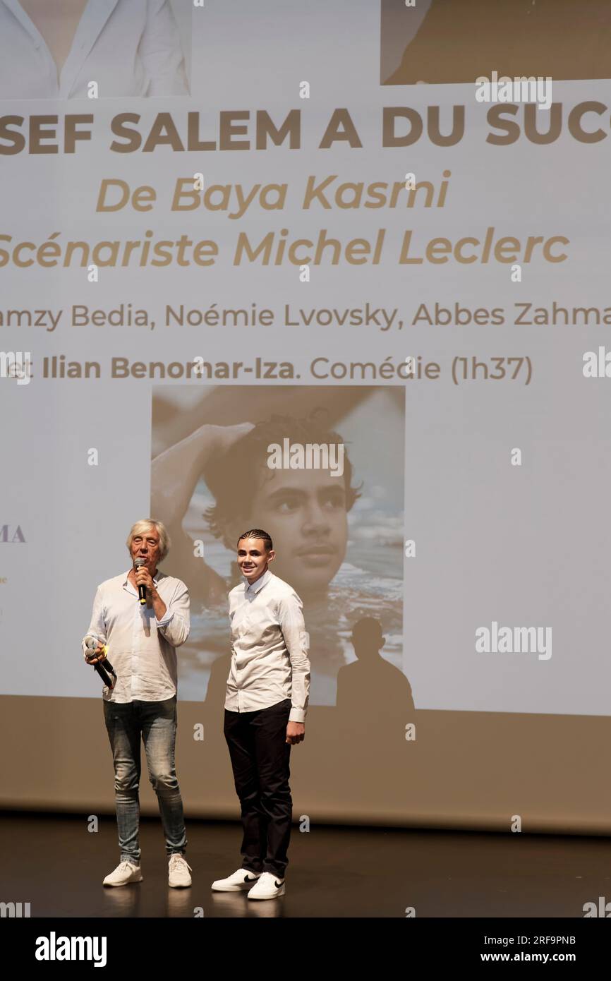 Cap d'Agde, Frankreich. Juni 2023. Ilian Benomar-Iza besucht das Les Herault Film and Television Festival zum 20. Jahrestag in Agde, Frankreich Stockfoto