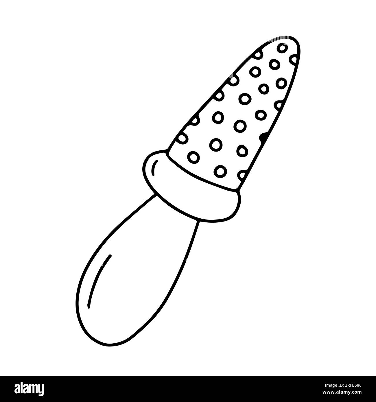 Handgezogene Kritzelspachtel Stock Vektor