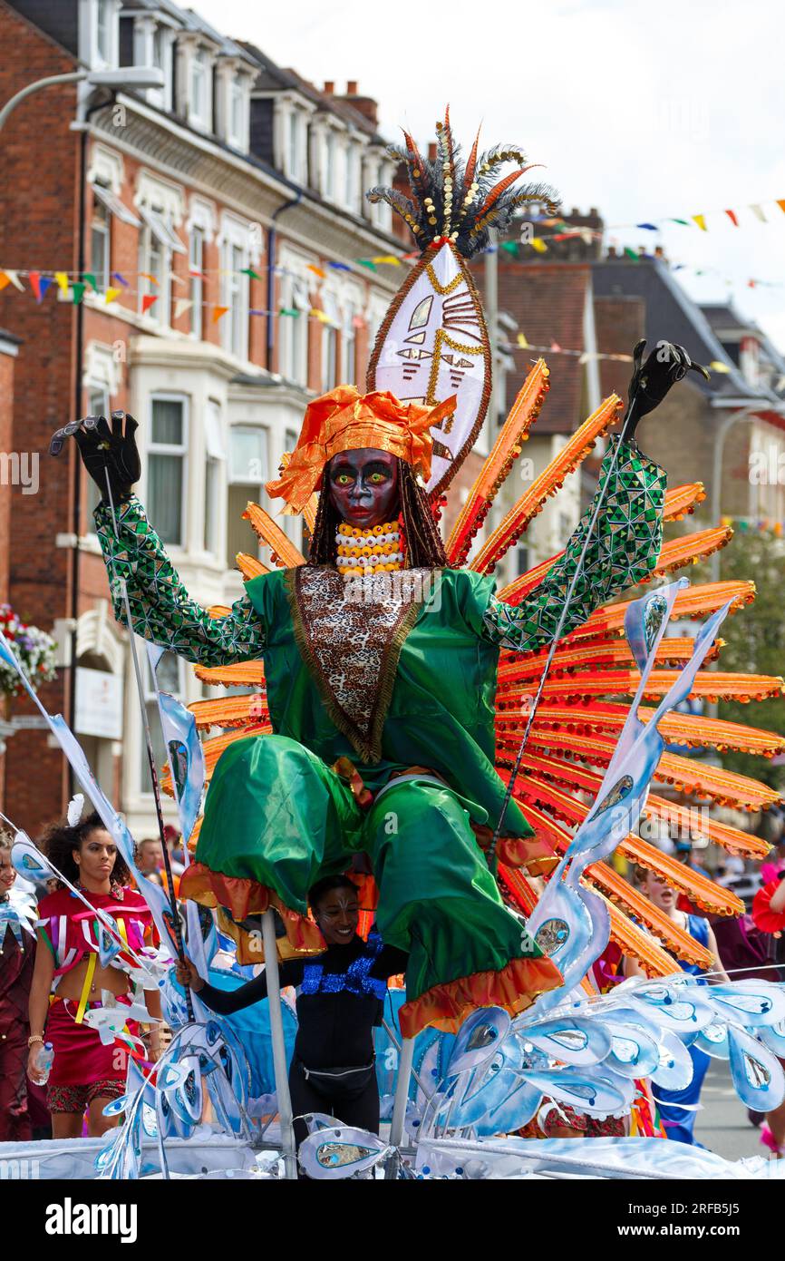 Der Karibik-Karneval in Leicester 2016 Stockfoto