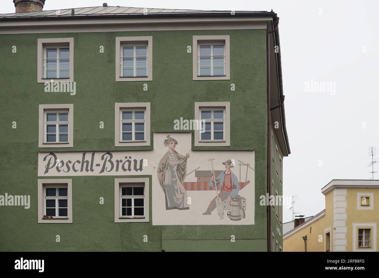 Passau, Bayern, Deutschland. 07. November 2015. Preschl Bräu in Passau Stockfoto