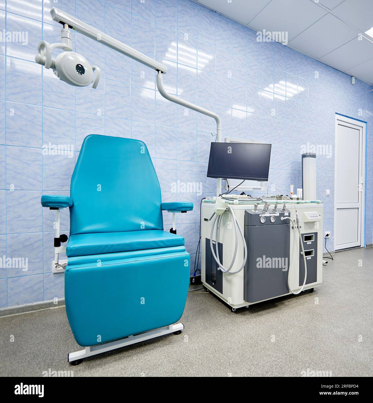 Medizinische Geräte für HNO-Arzt und Arbeitsplatz Stockfoto
