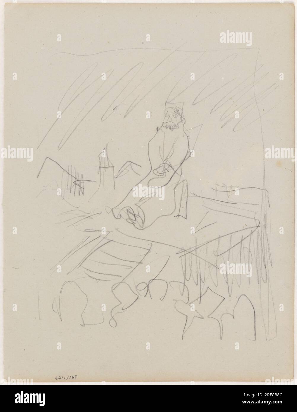 Hinrichtung durch Garrot von James Ensor Stockfoto