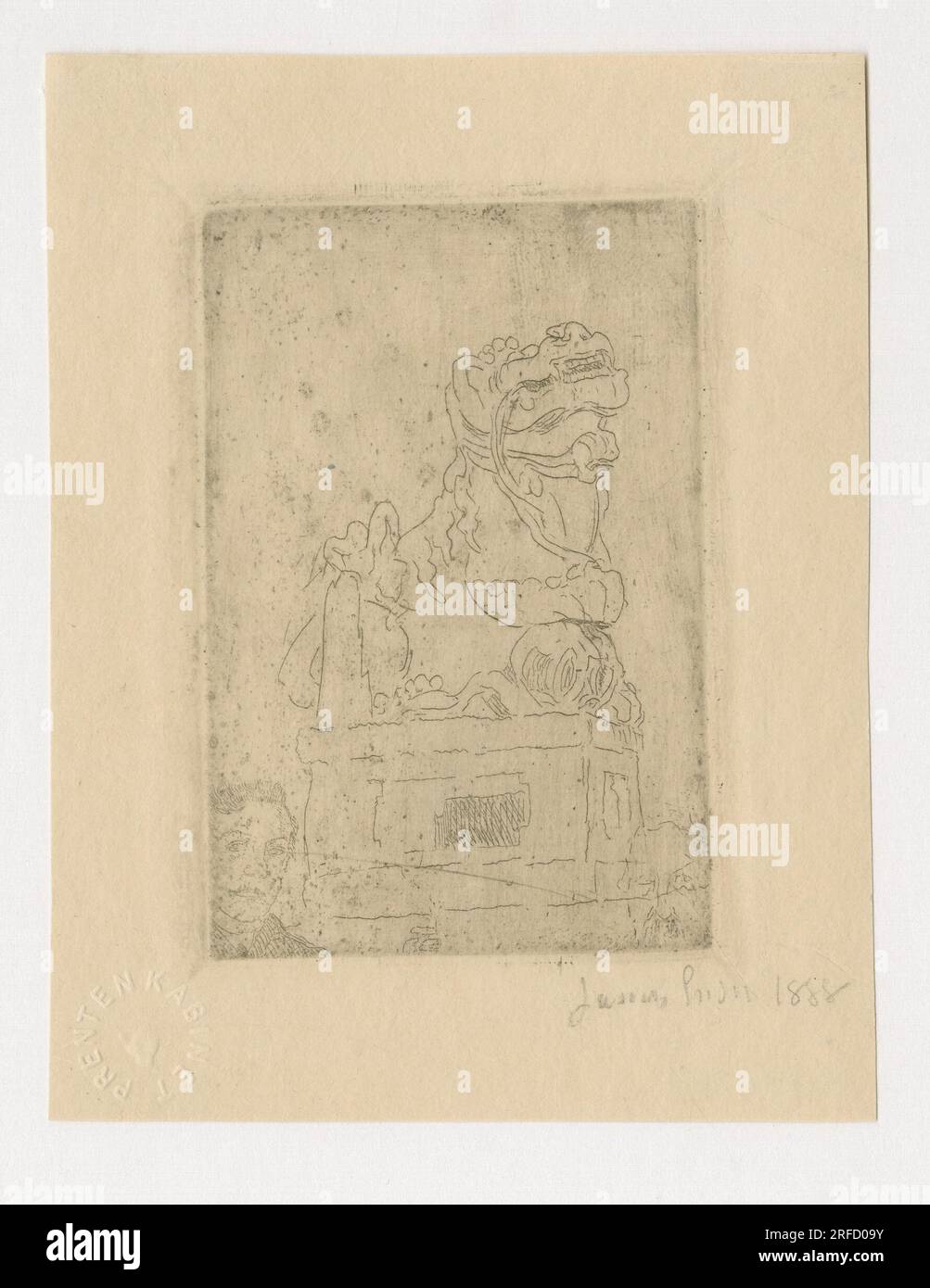 Chimère 1888 von James Ensor Stockfoto