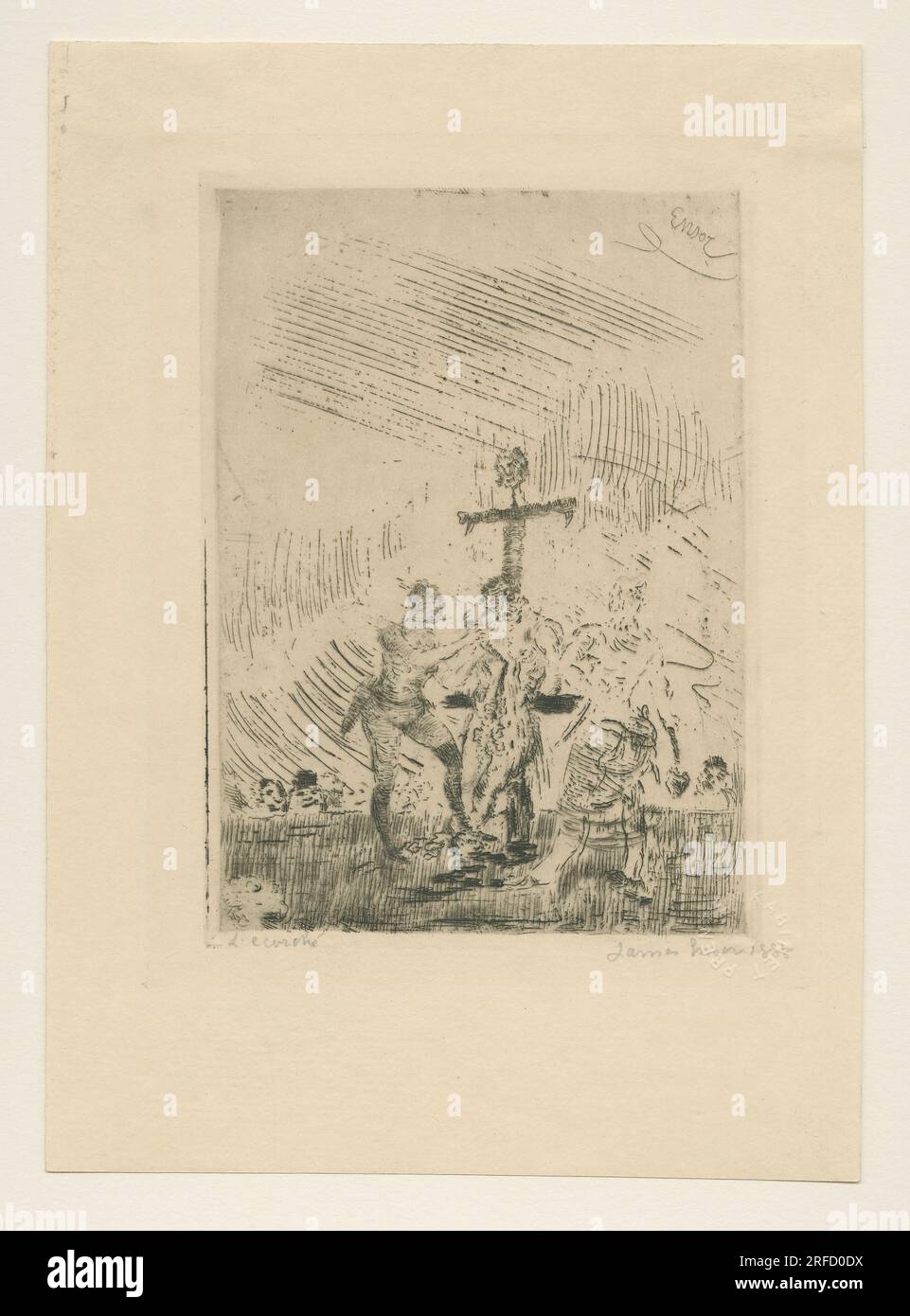 L'écorché 1888 von James Ensor Stockfoto