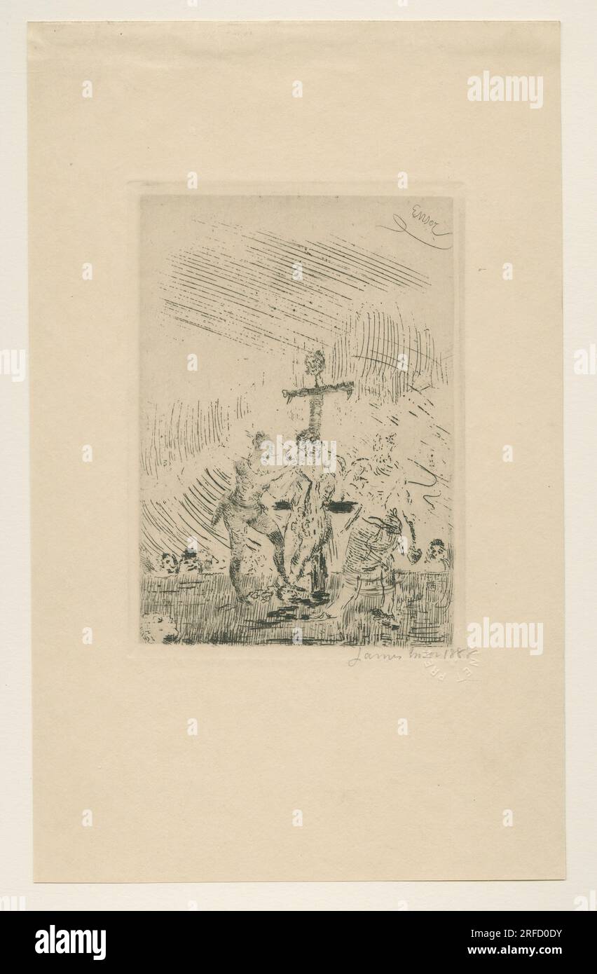 L'écorché 1888 von James Ensor Stockfoto