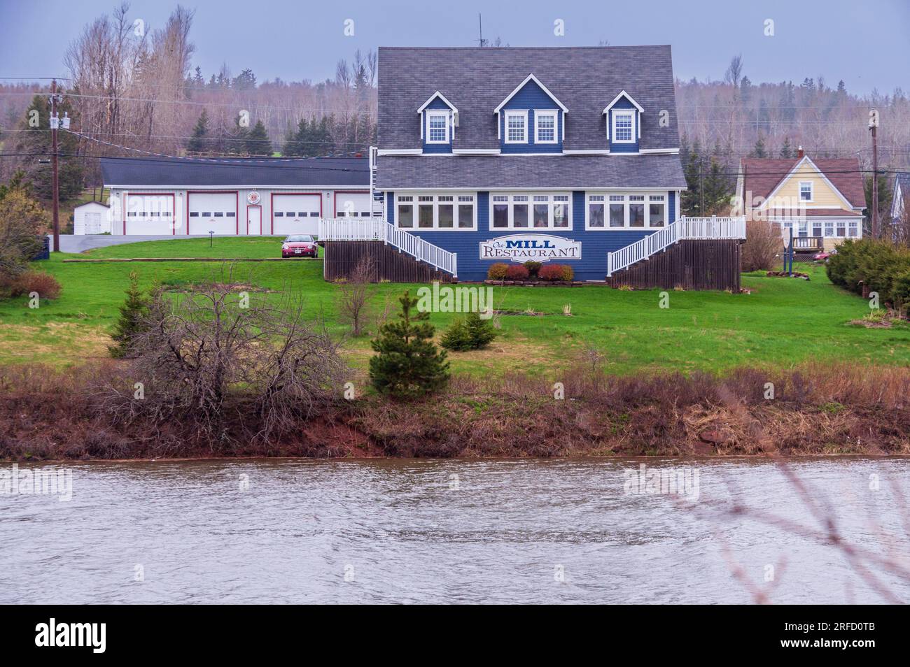 Olde Mill Restaurant auf Prince Edward Island in Kanada. Stockfoto