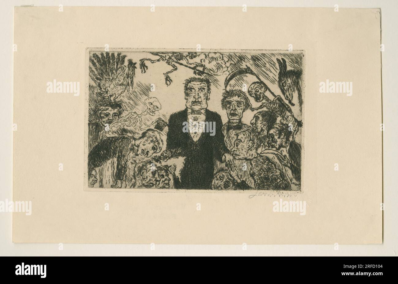 Orgueil 1904 von James Ensor Stockfoto