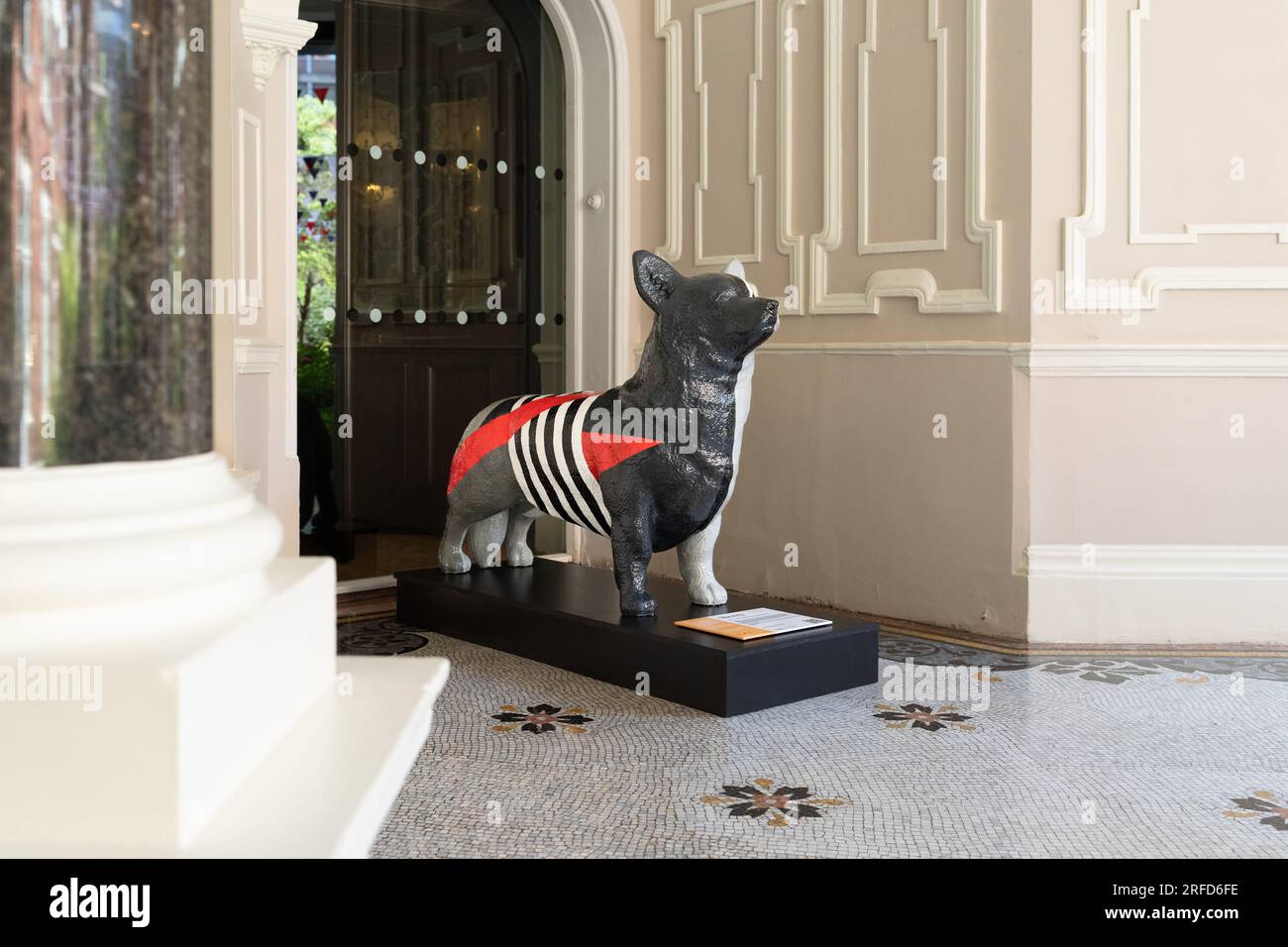 Der Platinum Jubilee Corgi Trail des Londoner Heritage Quarter, Victoria Stockfoto